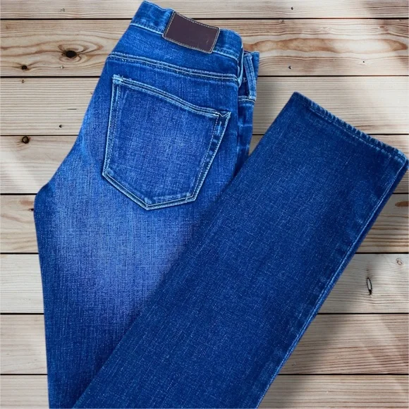 Madewell Rail Straight 24x31 Denim Blue Denim Jeans 24 VGUC - Picture 7 of 16